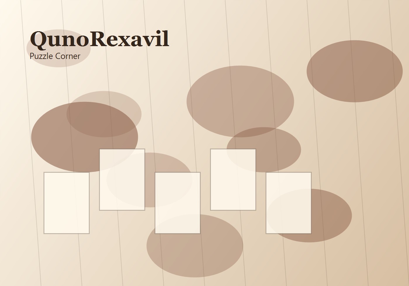 Mobile puzzle corner with soft shapes and organized browser controls